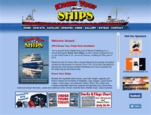 Tablet Screenshot of knowyourships.com